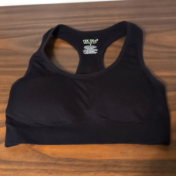 Tek Gear Black Sports Bra - Picture 1 of 2